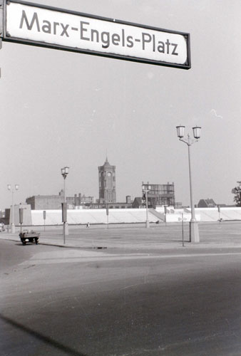 Marx-Engels-Platz, East Berlin, 9 September 1959. Photo by Allan Hailstone. Marx-Engels-Platz, East Berlin, 9 September 1959. Photo by Allan Hailstone.
