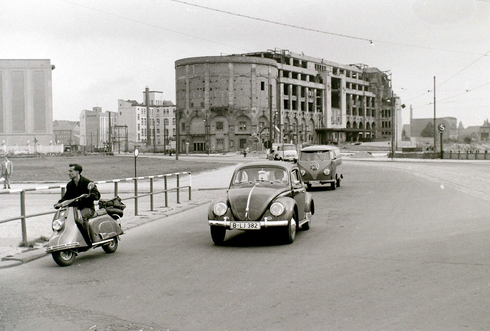 Potsdamer Platz, Berlin, c.3 August 1960. Photo by Allan Hailstone. Potsdamer Platz, Berlin, c.3 August 1960. Photo by Allan Hailstone.