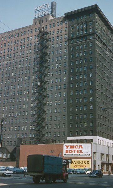 The Y Hotel, Chicago (photo by Henry Tribe 1958). The Y Hotel, Chicago (photo by Henry Tribe 1958).