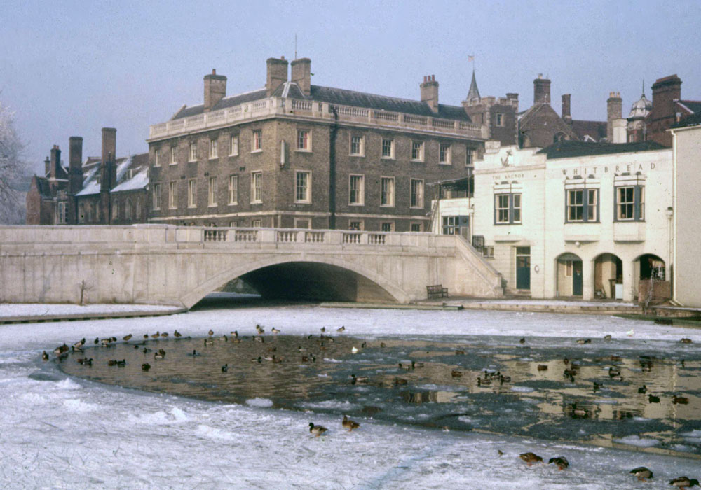 The Mill Pond, January 1963. Photo: Henry Tribe. The Mill Pond, January 1963. Photo: Henry Tribe.