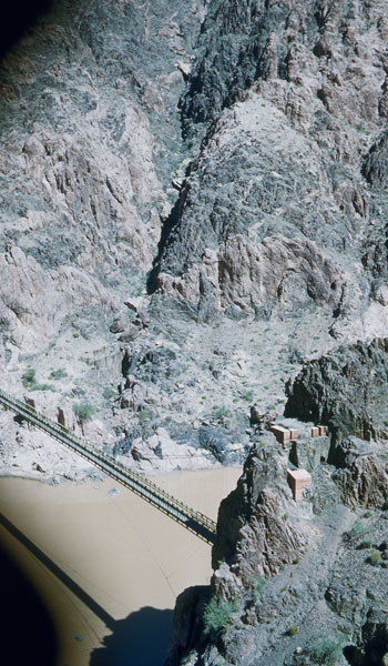 The Black Bridge over the Colorado River (photo by Henry Tribe, 1958). The Black Bridge over the Colorado River (photo by Henry Tribe, 1958).