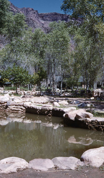 Swimming pool at Phantom Ranch, Grand Canyon (photo by Henry Tribe, 1958). Swimming pool at Phantom Ranch, Grand Canyon (photo by Henry Tribe, 1958).