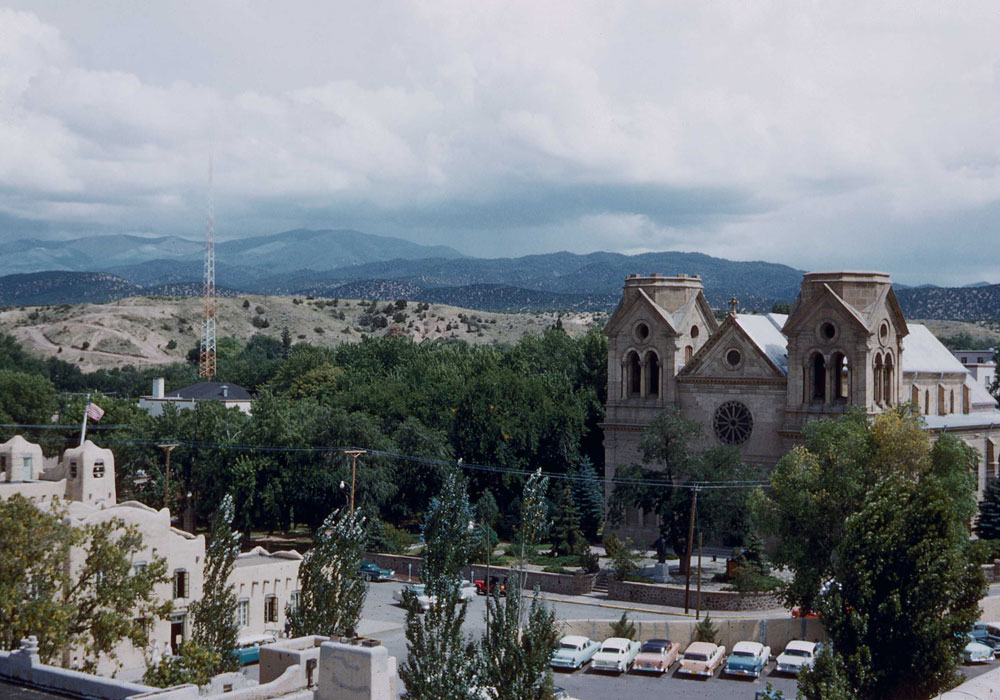 Cathedral Basilica of St. Francis of Assisi, Santa Fe (photo by Henry Tribe 1958). Cathedral Basilica of St. Francis of Assisi, Santa Fe (photo by Henry Tribe 1958).